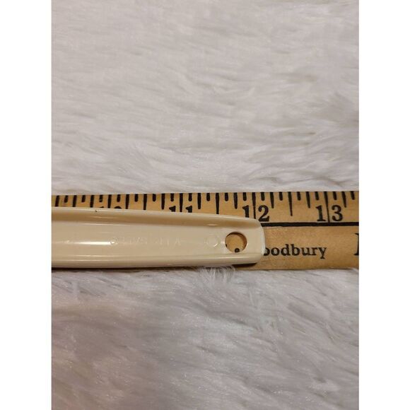 Vintage Foley 12 " Cream Serrated Bread/Cake Plastic Knife - Picture 4 of 4